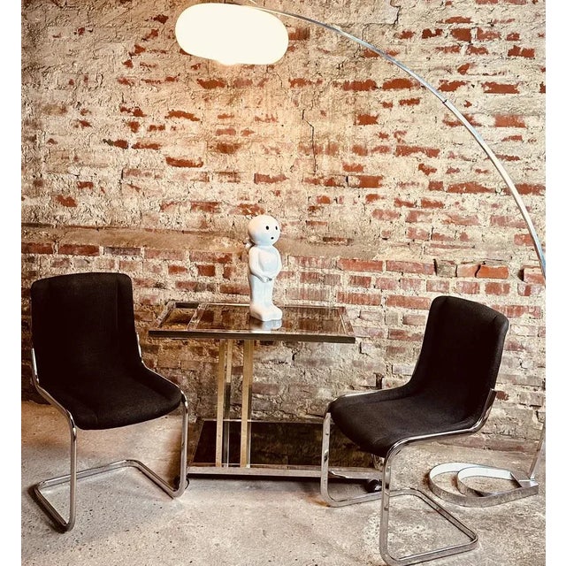 Service / Roller Table in Chromed and Golden Brass from Belgo Chrom / Dewulf Selection, 1960s For Sale - Image 12 of 13