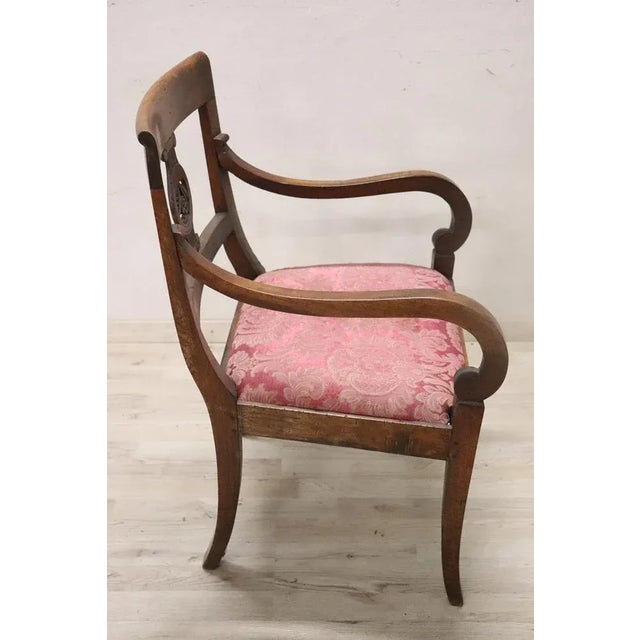 Armchair in Walnut, Late 18th Century For Sale - Image 4 of 9