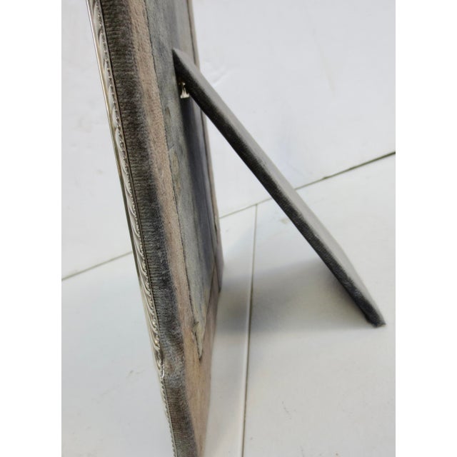English Sterling Silver Photo Frame For Sale - Image 4 of 6