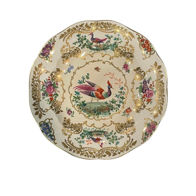 Early 19th Century Booth's Chelsea Bird's Plates- Set of 4 For Sale In San Antonio - Image 6 of 7