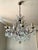 Large Louis XV Chandelier in Blue Murano Glass and White Crystal, 1950 For Sale - Image 17 of 17