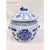 This vintage Chinese export porcelain jar is decorated in classic cobalt blue over a crisp white glaze. The central body...