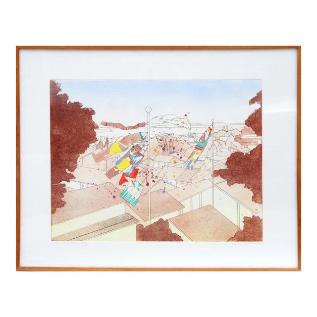 Celebration Day, Susan Hall Etching For Sale