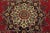 Tabriz Rug 8’3” X 11’3” Red Wool Vintage Traditional Hand-Knotted Carpet For Sale In Philadelphia - Image 6 of 15