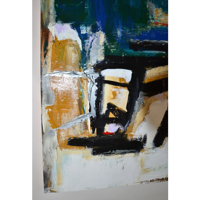 Yamil O. Cardenas Multi-Color Abstract Painting in Acrylic on Canvas 2019 For Sale - Image 9 of 13