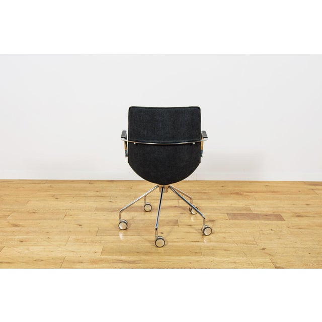 Black Mid-Century Office Chair Chair Comet by Gunilla Allard for Lammhults, Sweden, 1990s For Sale - Image 8 of 18