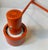 Red Orange Scale Swing Arm Wall Lamp by Jo Hammerborg for Fog & Mørup, 1970s For Sale - Image 8 of 14