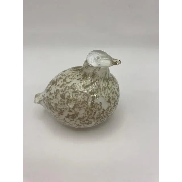 hand blown glass bird , made in finland. Designed by Oiva Toikka in Nuutajrvi Village in Finland. This is older design, it...