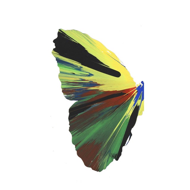Contemporary Damien Hirst, Butterfly, 2009, Acrylic Painting on Paper For Sale - Image 3 of 8