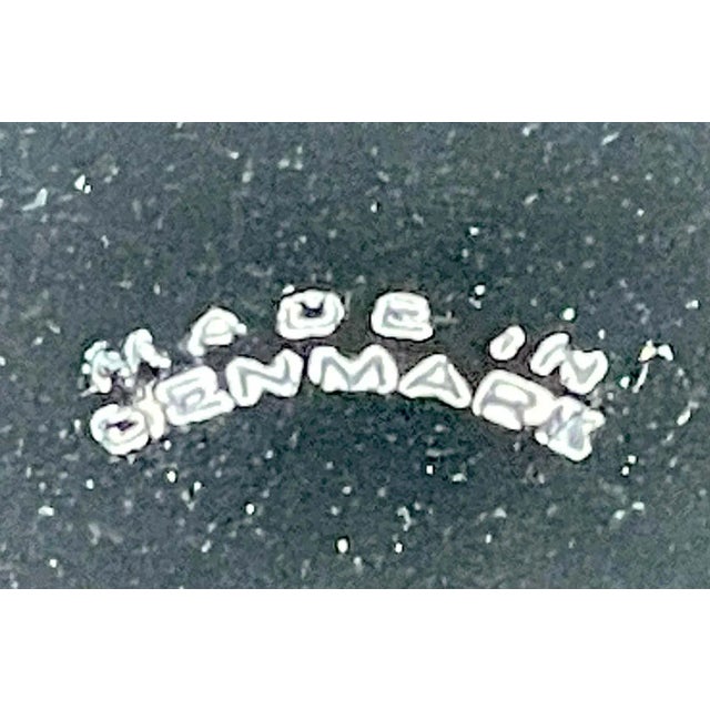 Danish modern colorful Mosaic Vide-Poche or Charger, a unique circular mosaic dish with numerous inlaid colorful porcelain...