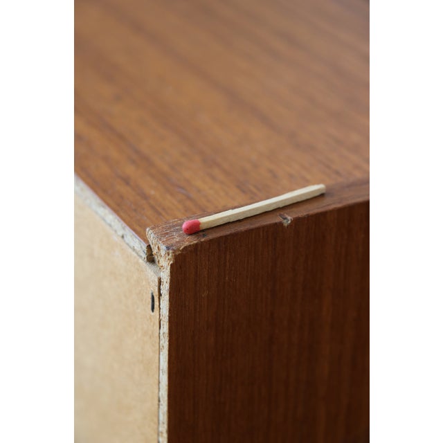 Wood Small Scandinavian Chest of Drawers in Teak, 1960 For Sale - Image 7 of 15
