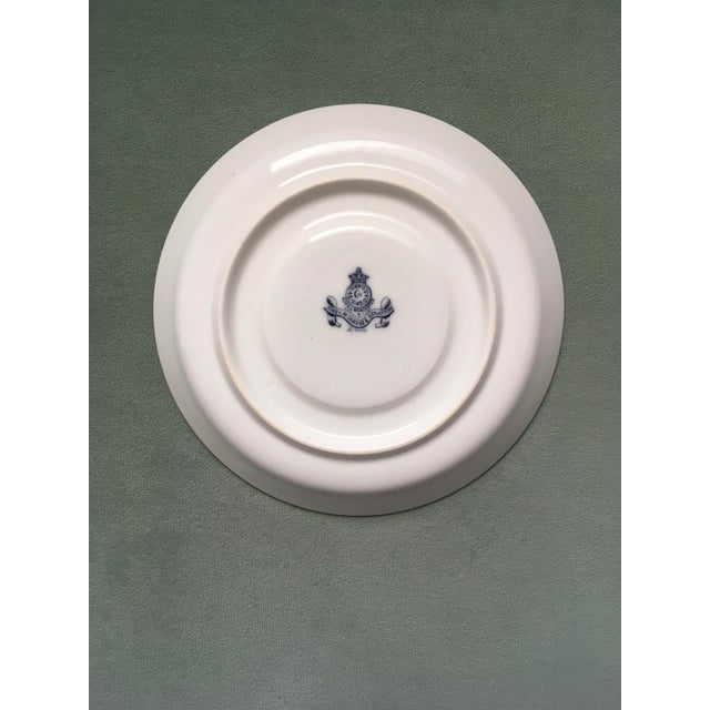 Antique Royal Doulton Blue & White China Saucers Set of 4 Chairish