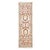 21st Century Afghan Sultanabad 3x10 Tan, Red & Light Blue Handmade Runner Rug #1144042 For Sale