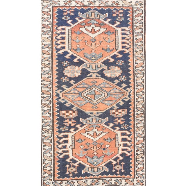 Traditional Heriz Rug 3'4'' X 4'3'' For Sale - Image 3 of 3