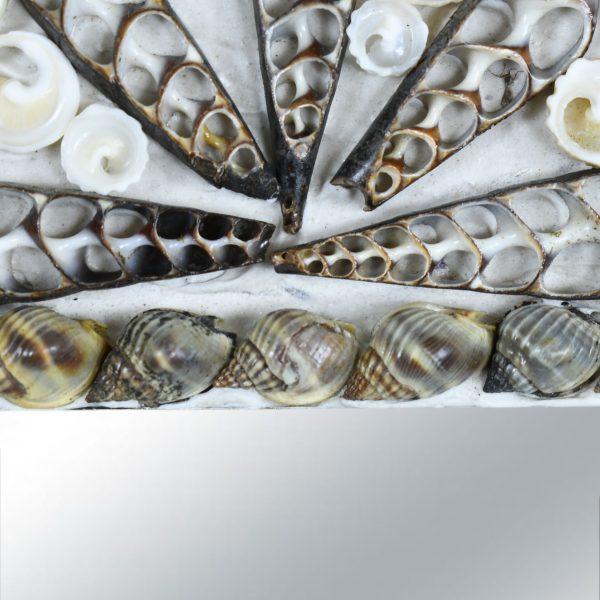 Coastal Late 20th Century Palm Beach Paradise Shell Mirror For Sale - Image 3 of 4
