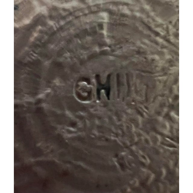 Early 20th Century Mixed Metal Scholar’s Stone Lotus Tray - Styled After Tony Duquette & James Mont For Sale - Image 12 of 12