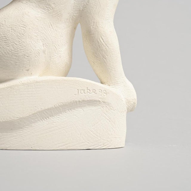 Abstract Plaster Sculpture by Jan Keustermans, 1990s For Sale - Image 13 of 18