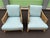 Late 20th Century Pair of McGuire St. Germain Woven Rattan Cane Lounge Chairs For Sale - Image 11 of 12