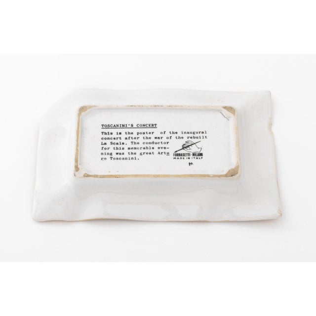 Fornasetti "Toscanini's Concert" Porcelain Tray For Sale In New York - Image 6 of 7