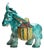 Large Ceramic Donkey with Egg Baskets, Perugia, 1950s For Sale