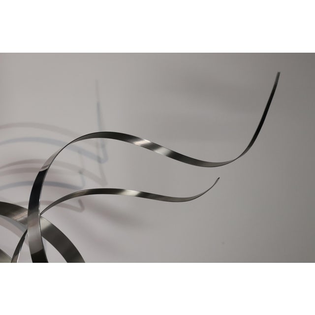 Large Curtis Jere Swirl Floor Sculpture For Sale - Image 10 of 18