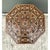 This octagonal side table is a showcase of fine marquetry, its tabletop and tapering body entirely covered in intricate...