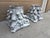 Sculpture Materials Late 20th Century Pair of Weathered Cast Concrete Corinthian Capital Garden Stands For Sale - Image 7 of 14