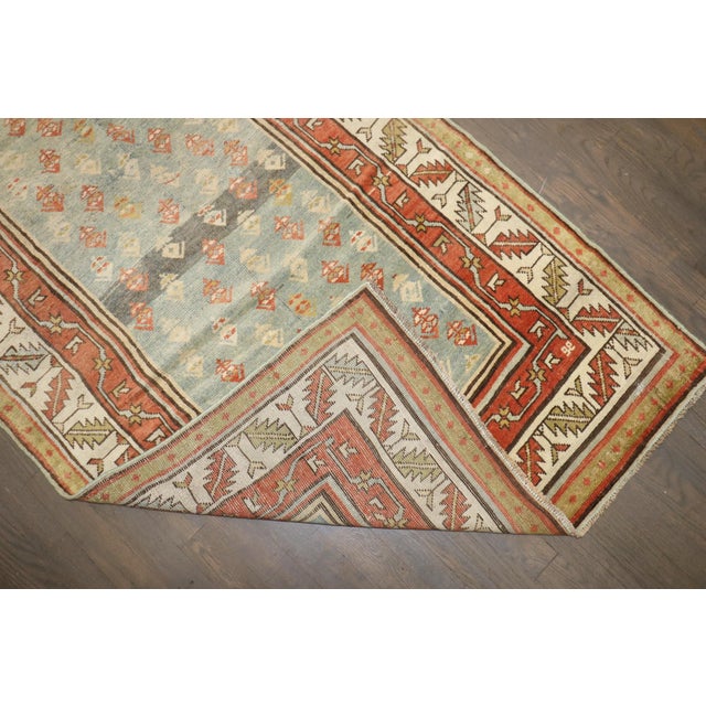 Red Caucasian Talish Runner rug no. j5236 For Sale - Image 8 of 10