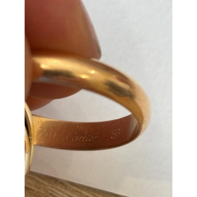 1990s Vintage Trinity Ring in Three-Tone Gold from Cartier, 1997 For Sale - Image 5 of 11
