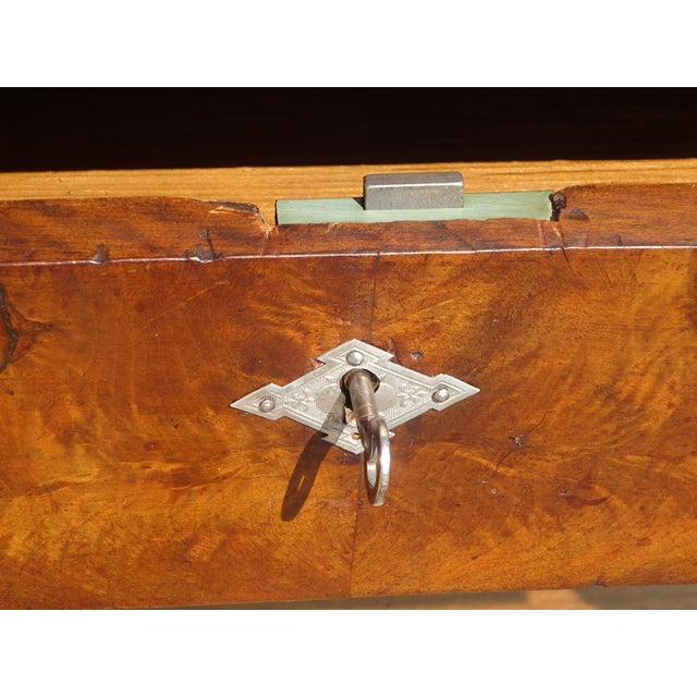 Charles X Restoration Console in Walnut and Marble, 1830 For Sale - Image 6 of 18