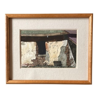 Charles Burk Untitled Circa 1985 Painting For Sale