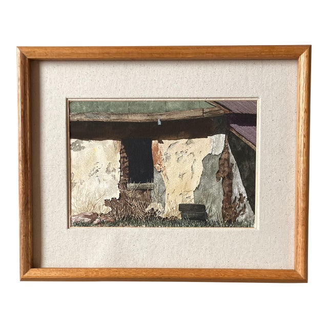 Charles Burk Untitled Circa 1985 Painting For Sale