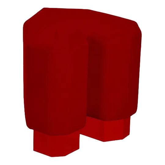 Queen Heart Varese Scarlet Stool by Royal Stranger For Sale
