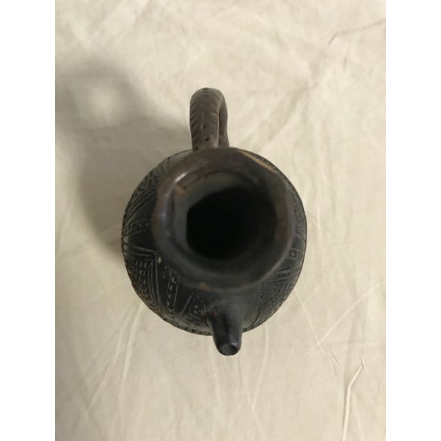 Ceramic Chimu Blackware Vessel For Sale - Image 7 of 9