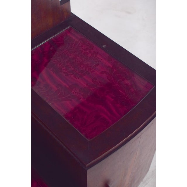 Vintage Art Deco Walnut Dressing Table, 1920s For Sale - Image 3 of 11