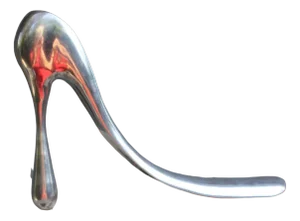 Manolo Blahnik Shoe Horn in Cast Aluminum, 2000s