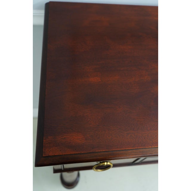 Wood Henredon Empire Mahogany Dresser W. Mirror For Sale - Image 7 of 18