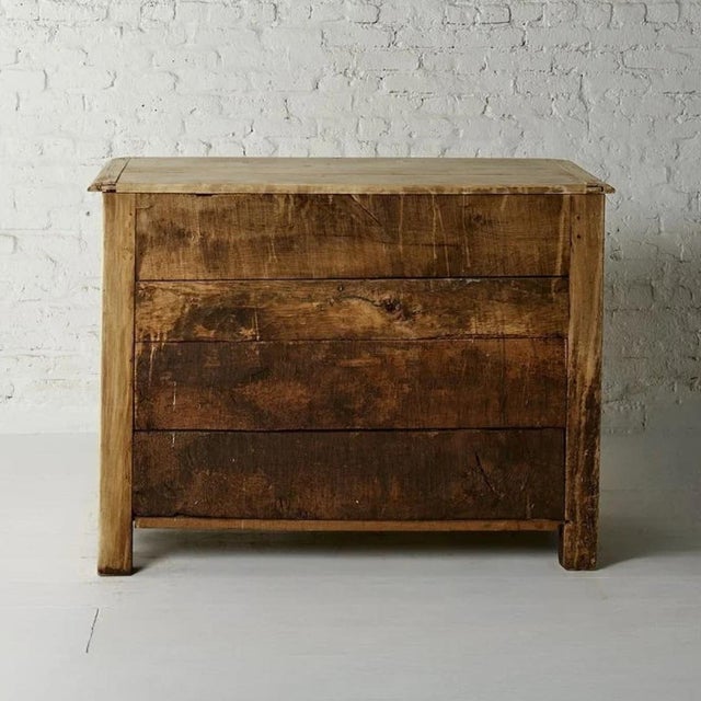 Wood 19th Century Belgian Bleached Oak Two-Door Dresser For Sale - Image 7 of 7
