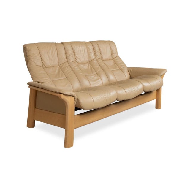 Windsor Three-Seater Leather Sofa from Stressless For Sale - Image 5 of 18