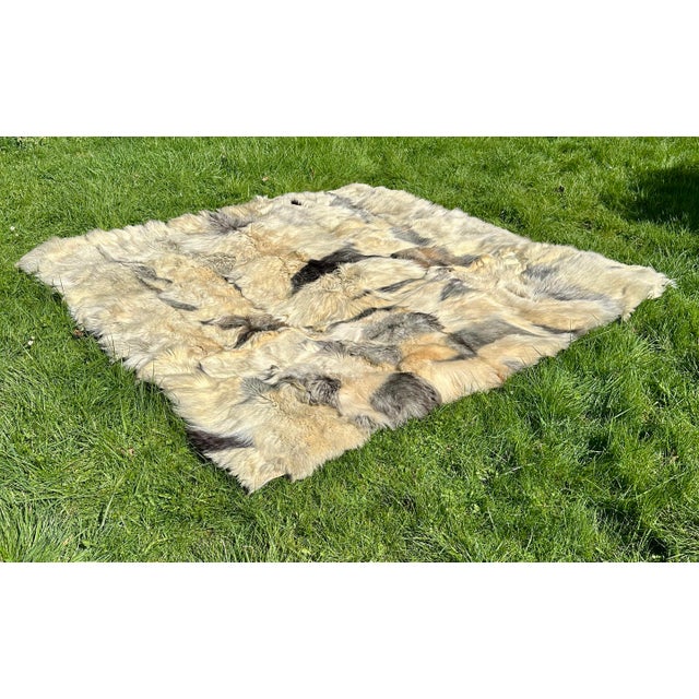 Cashmere Goat Hair Patchwork Rug, 1970s For Sale - Image 18 of 18