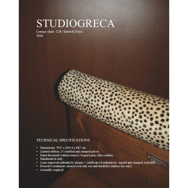 C26 Chair from Studio Greca For Sale - Image 11 of 13