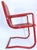 Vintage Steel Cantilever/Springer/Bouncer Patio Chairs - 2 Different For Sale In Portland, ME - Image 6 of 17
