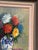Eric Lundgren, Asters in Ceramic Vase, 1950s, Oil on Canvas, Framed For Sale - Image 16 of 18