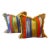 Pair of Clarence House Multicolor Striped Pillows For Sale