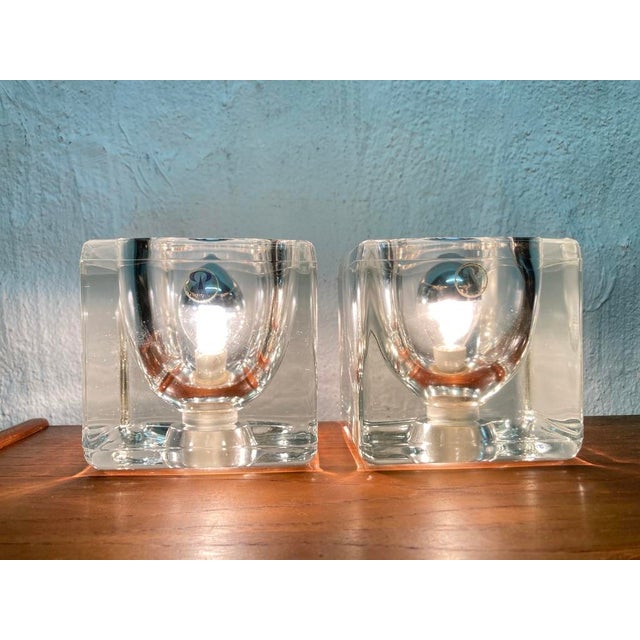 Light Cube Table Lamps from Peill & Putzler, 1970s, Set of 2 For Sale - Image 4 of 11