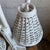 Mid-20th Century White French Boho Double Rattan Table Lamp Manner of Louis Sognot For Sale - Image 12 of 12