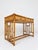 Mid-Century Modern Italian Bamboo, Cane and Rattan Console Desk, 1970s For Sale - Image 11 of 18