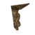 Late 20th Century Vintage Hand Carved Wood Wall Corbel Display Shelf For Sale - Image 5 of 6