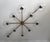 Italian 21st Century Dieci Bronze Clear Murano Flush Mount by Fabio LTD For Sale - Image 3 of 11