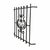Antique Wrought Iron Window Grille For Sale - Image 4 of 5